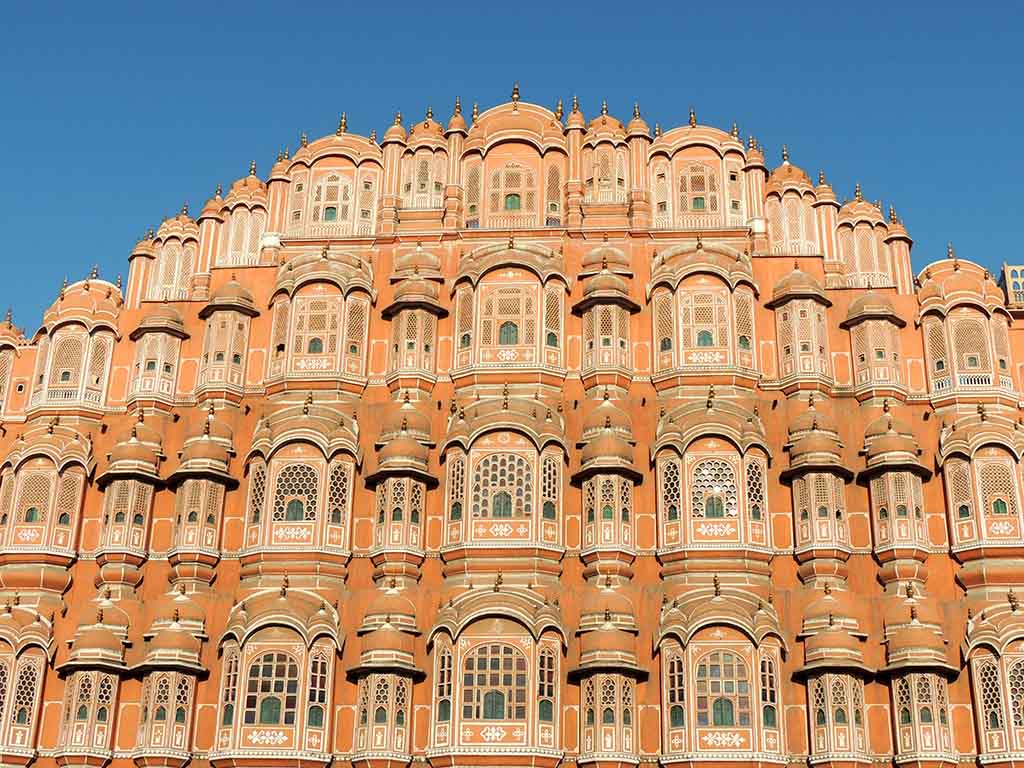 847 - Jaipur palazzo dei venti Hawa Mahal - India