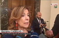 L. Elettorale, Casellati: ci sto lavorando, anche su tema delicato eletti all'estero