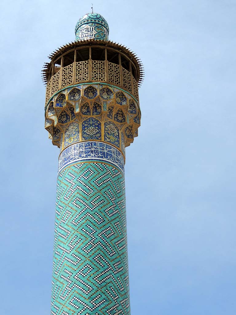 697 - Minareto della moschea del Venerdi ad Isfahan - Iran