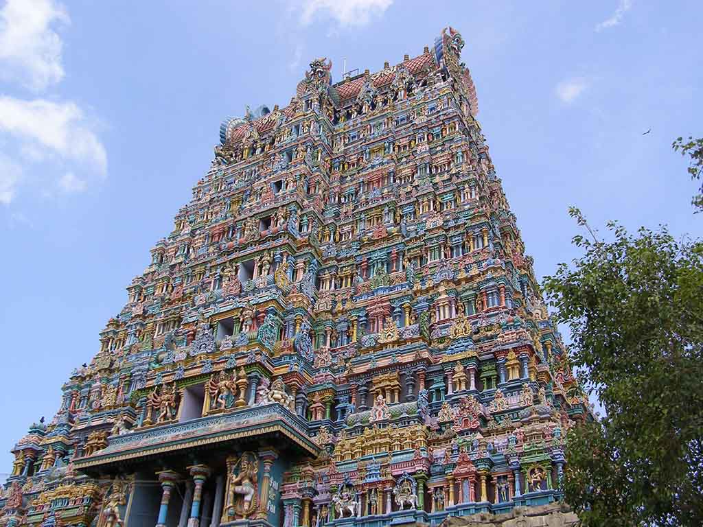 846 - Madurai tempio Tamil Nadu Menakshi - India