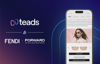 Teads & FENDI: la collezione Eyewear SS25 di Fendi prende vita in realtÃ  aumentata