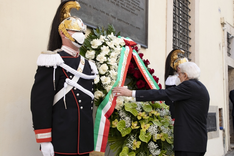 MATTARELLA A VIA CAETANI <br> NEL RICORDO DI ALDO MORO