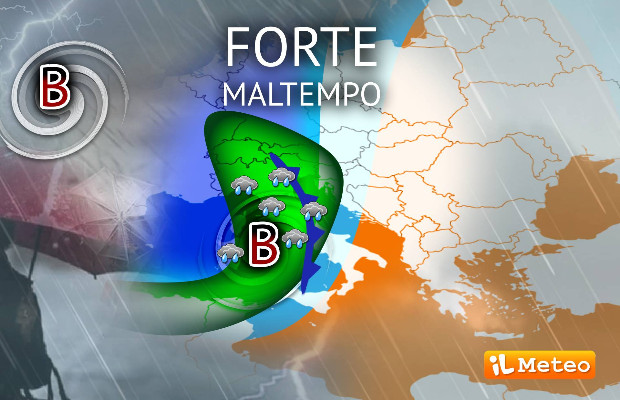 PRIMO MAGGIO PIOVOSO <BR> AL NORD ED AL CENTRO