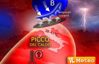 NELLA MORSA DEL CALDO, <BR> AL NORD FORTI TEMPORALI