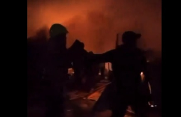 INFERNO DI TENDE A RAFAH  <br> ALMENO 40 BRUCIATI VIVI 