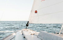Giancarlo Pedote navigates the challenges of the Southern Atlantic and the cold front of Cape Frio
