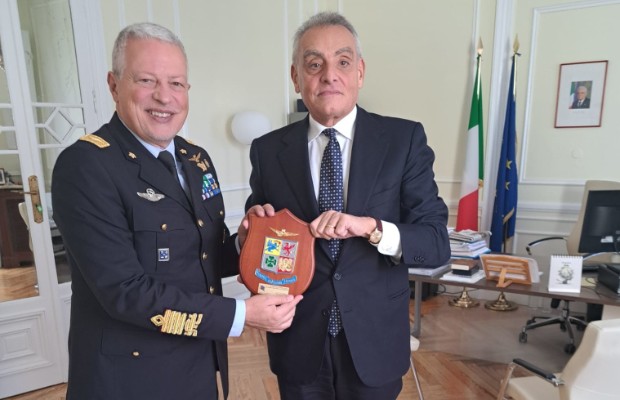 Madrid, l'Ambasciatore riceve il Capo di Stato Maggiore dellâAeronautica Militare