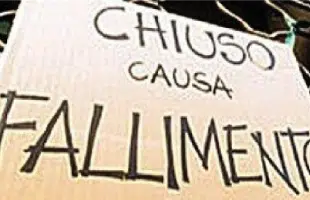 NEGLI ULTIMI 6 ANNI <br> FALLITE 75.175 AZIENDE