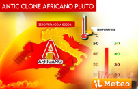 LâANTICICLONE PLUTO  PORTA CALDO RECORD