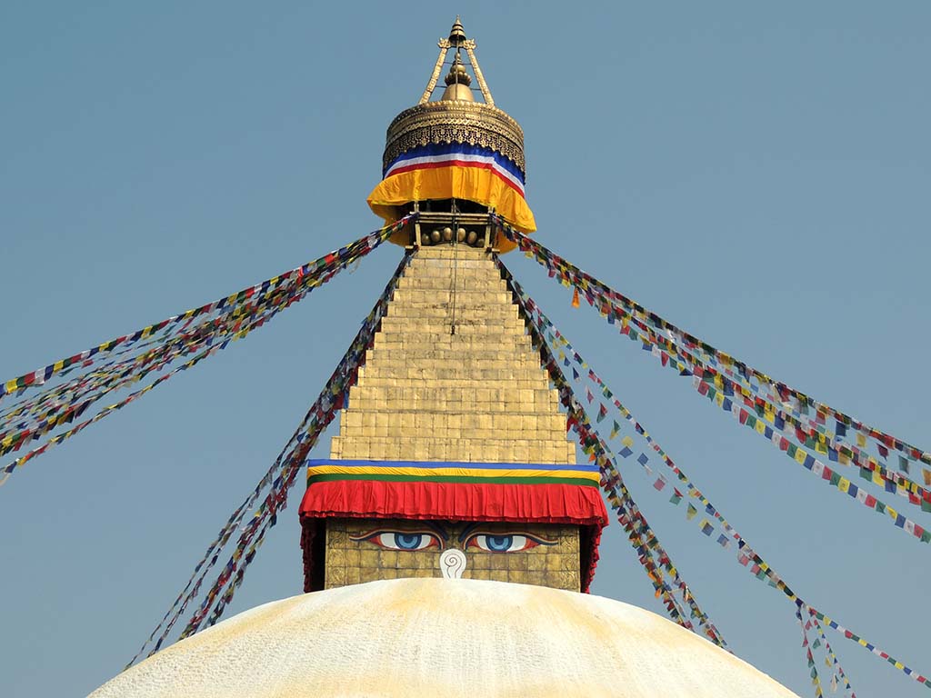 933 - Lo stupa di Boudhanath a Kathmandu/1