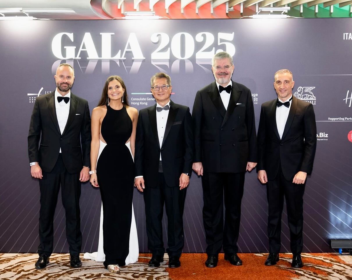 Hong Kong, l'eccellenza italiana al Gala Dinner della Camera di Commercio 