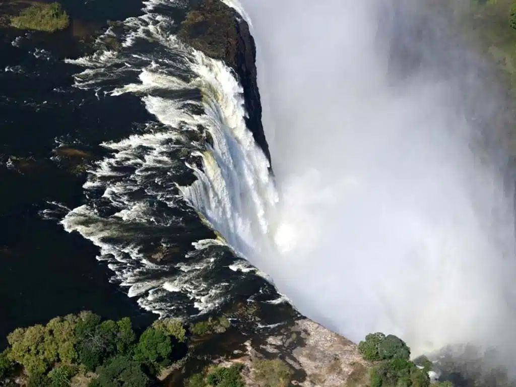 730 - Cascate Vittoria veduta aerea/3 - Botswana