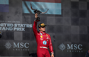 Leclerc secures podium as Ferrari impresses in Austin
