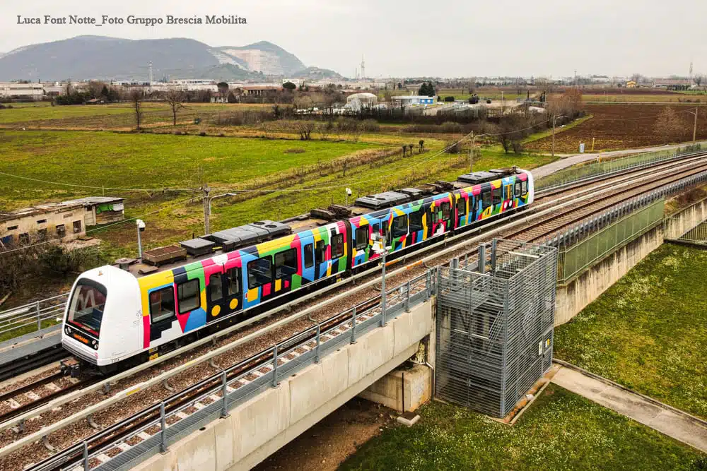 A Brescia, dove la metro diventa unâopera dâarte