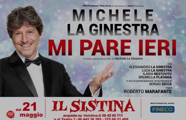 Al Sistina âMi pare ieriâ con Michele La Ginestra
