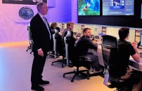 URSO VISITA TELESPAZIO <BR> AVIO E THALES ALENIA