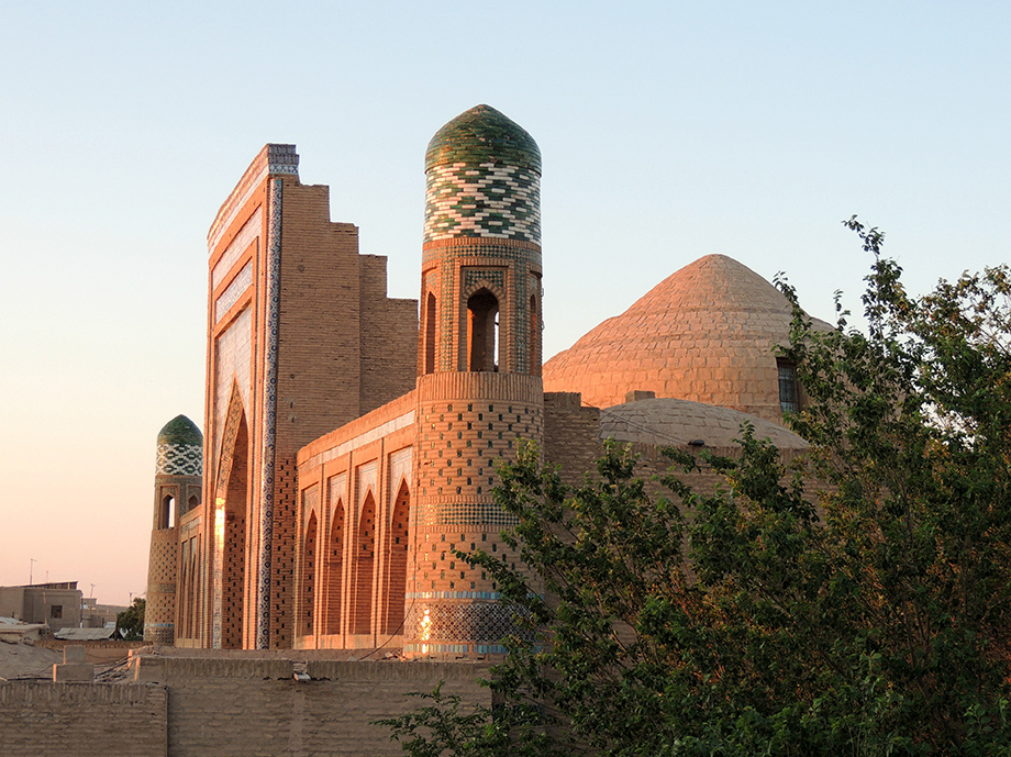 748 - tramonto a Khiva - Uzbekistan