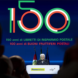 Italian postal savings celebrates 150 years, honored by the President of the Republic