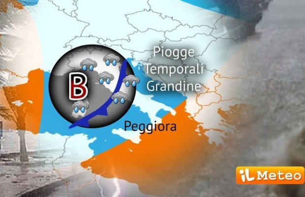 METEO: ESODO ESTIVO <BR> SOTTO LA PIOGGIA