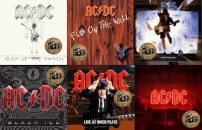 AC/DC: la raccolta degli ultimi 6 dischi in vinile color oro
