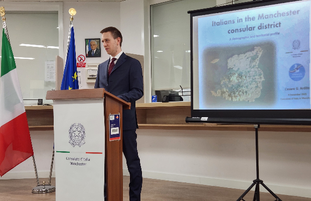 Italiani a Manchester: presentato nuovo studio statistico al Consolato