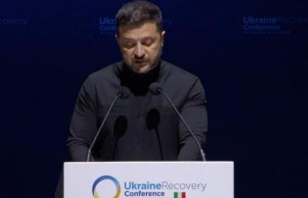 ZELENSKY: MA PUTIN <br> NON VUOLE LA PACE