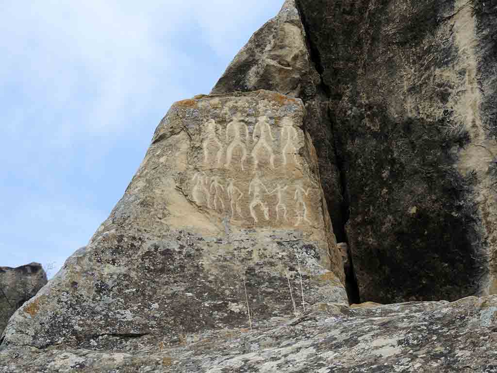 476 - Sculture rupestri a Gobustan - Azerbaijan