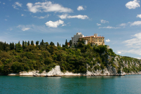 Sulle falesie friulane a picco sul mare