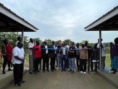 Magburu Refugee Camp celebrates new market construction