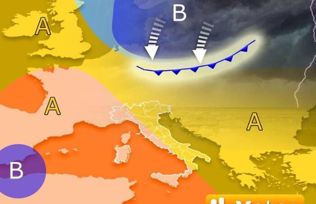 DOMENICA ESTIVA DA 27° <br>  MA POI TORNA LA PIOGGIA