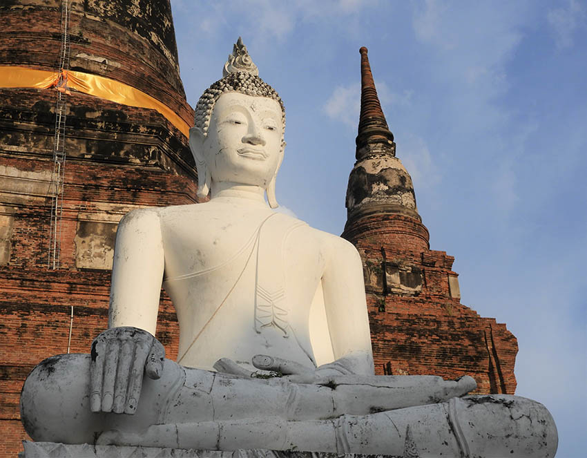 1084 - Tempio Wat Yai Chai Mongkhon di Ayutthaya - Thailandia