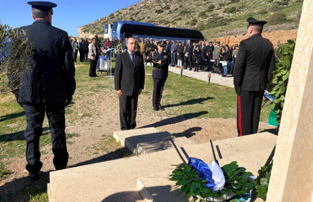 Grecia: Ambasciatore Cuculi commemora le vittime del naufragio dellâOria