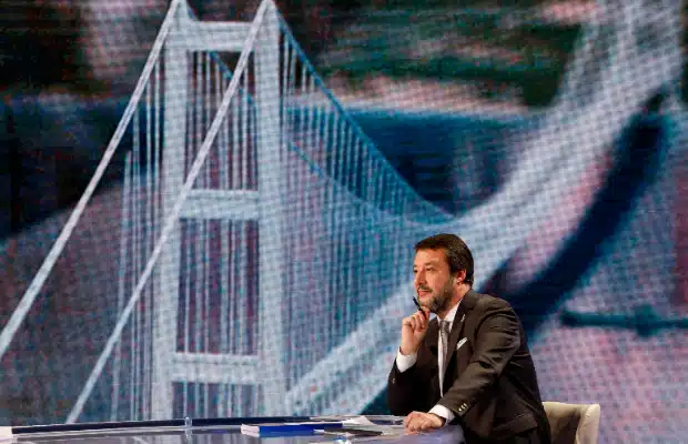 PONTE STRETTO, SALVINI: <BR> CANTIERI IN ESTATE 2024