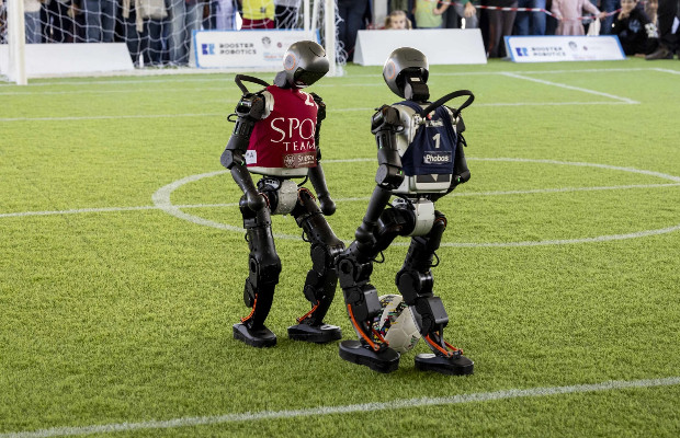 MAKER FAIRE ROME, <BR> ECCO I ROBOT CALCIATORI