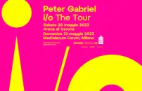 Peter Gabriel torna <br>in Italia: nel 2021 <br>a Milano e Verona