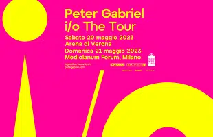 Peter Gabriel torna <br>in Italia: nel 2021 <br>a Milano e Verona