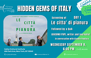 âLe cittÃ  di pianuraâ di Francesco Sossai apre la rassegna Hidden Gems of Italy