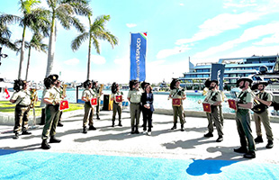 Defense: Rauti in Jeddah for Vespucciâs tour stop