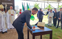 Iila, posa della prima pietra della scuola âNossa Senhora Aparecidaâ