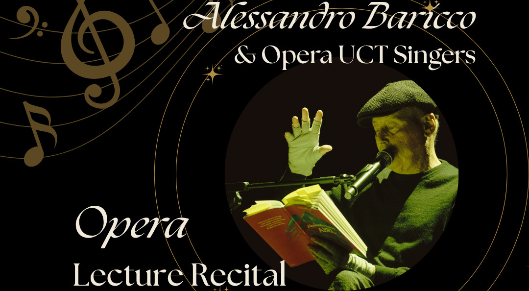 IIC Pretoria, due serate di âOpera Lecture Recitalâ con Alessandro Baricco