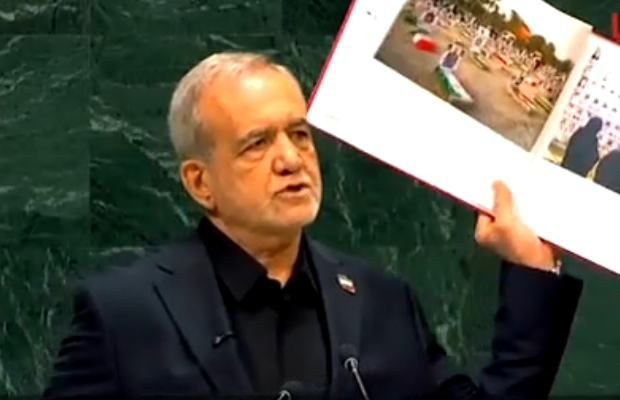 PEZESHKIAN ALL’ONU: <br>  NOI VITTIME TERRORISMO