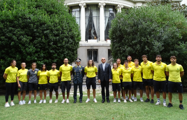 Giornata sport italiano nel mondo: gli atleti di judo in Ambasciata a Madrid