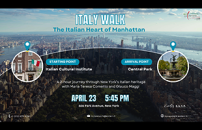 Italy Walk: a stroll in New York with journalists Maria Teresa Cometto and Glauco Maggi