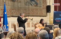 Musica: Turci-Fresu interpretano âInvernoâ in cerimonia per De Andreâ 