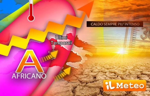 INIZIA LUNGA ONDATA <br> DI CALDO AFRICANO