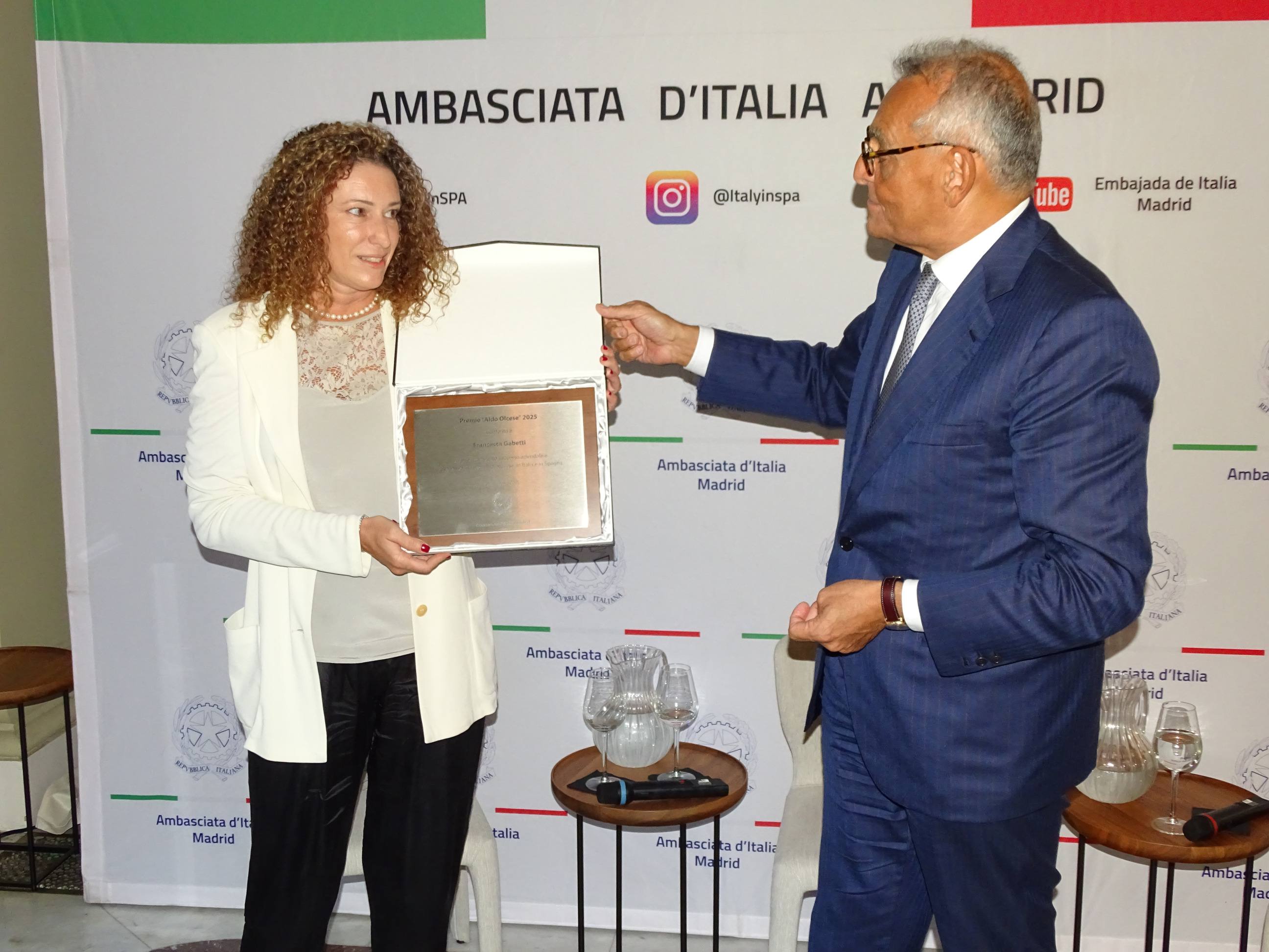 Ambasciata Madrid,  evento in memoria di Aldo Olcese 