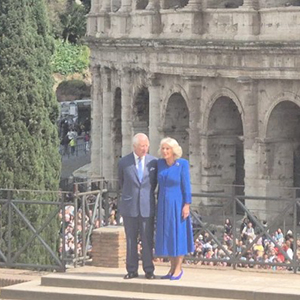 King Charles and Queen Camilla at the Colosseum: a royal tour through Roman splendor 