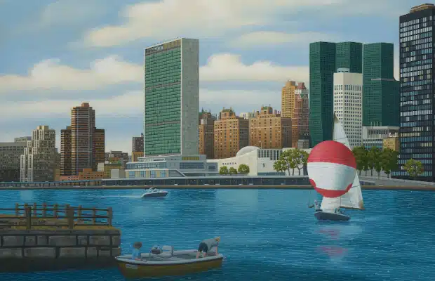 A Massa i paesaggi irreali di Aldo Damioli