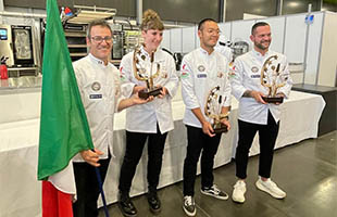 Coupe dâEurope de la Boulangerie Artisanale: bronzo per lâItalia guidata dal maestro panificatore Zenatti