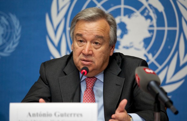 GUTERRES: PERSEGUIRE <BR> SOLUZIONE A DUE STATI